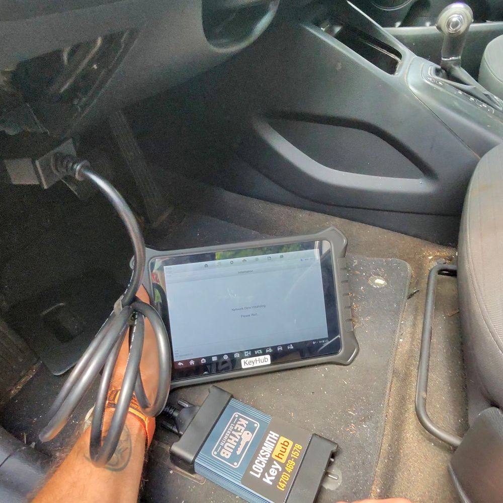 Finished key fob tested against the vehicle before handover